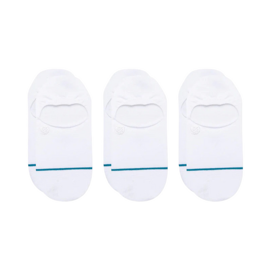 Stance Icon No Show Sock 3 Pack White / White