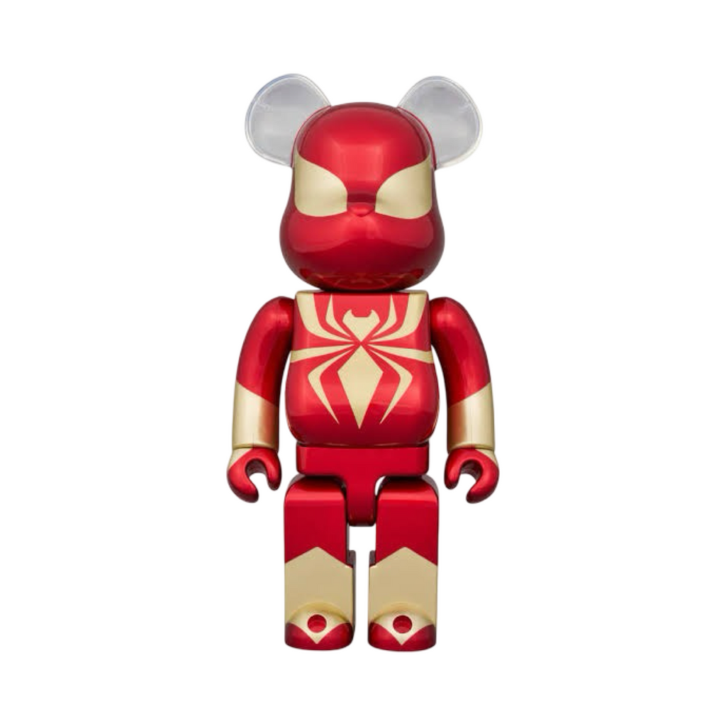 Bearbrick 400% The Amazing Spider-Man Red Gold