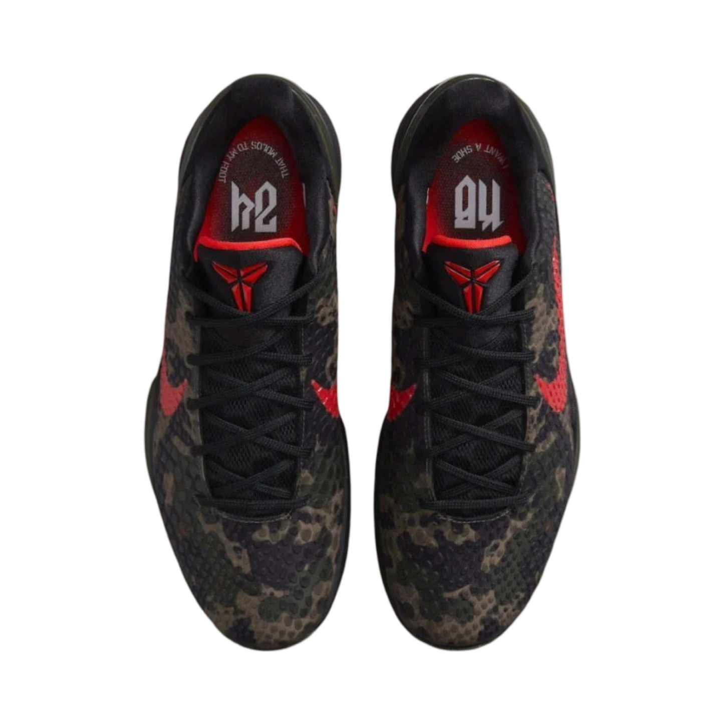 Nike Kobe 6 Protro Italian Camo Black Crimson Bog Khaki