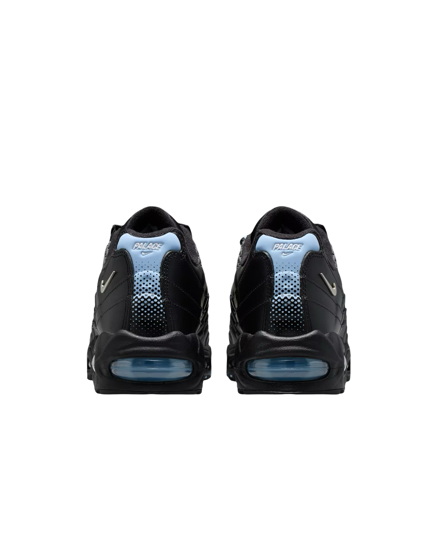 Nike Air Max 95 x Palace Big Bubble Metallic Silver Aluminum Black