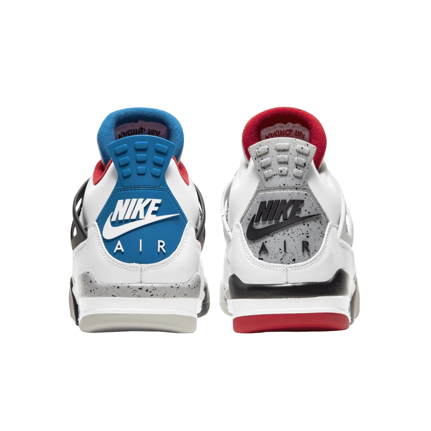 Air Jordan 4 Retro What The? White Military Blue Fire Red