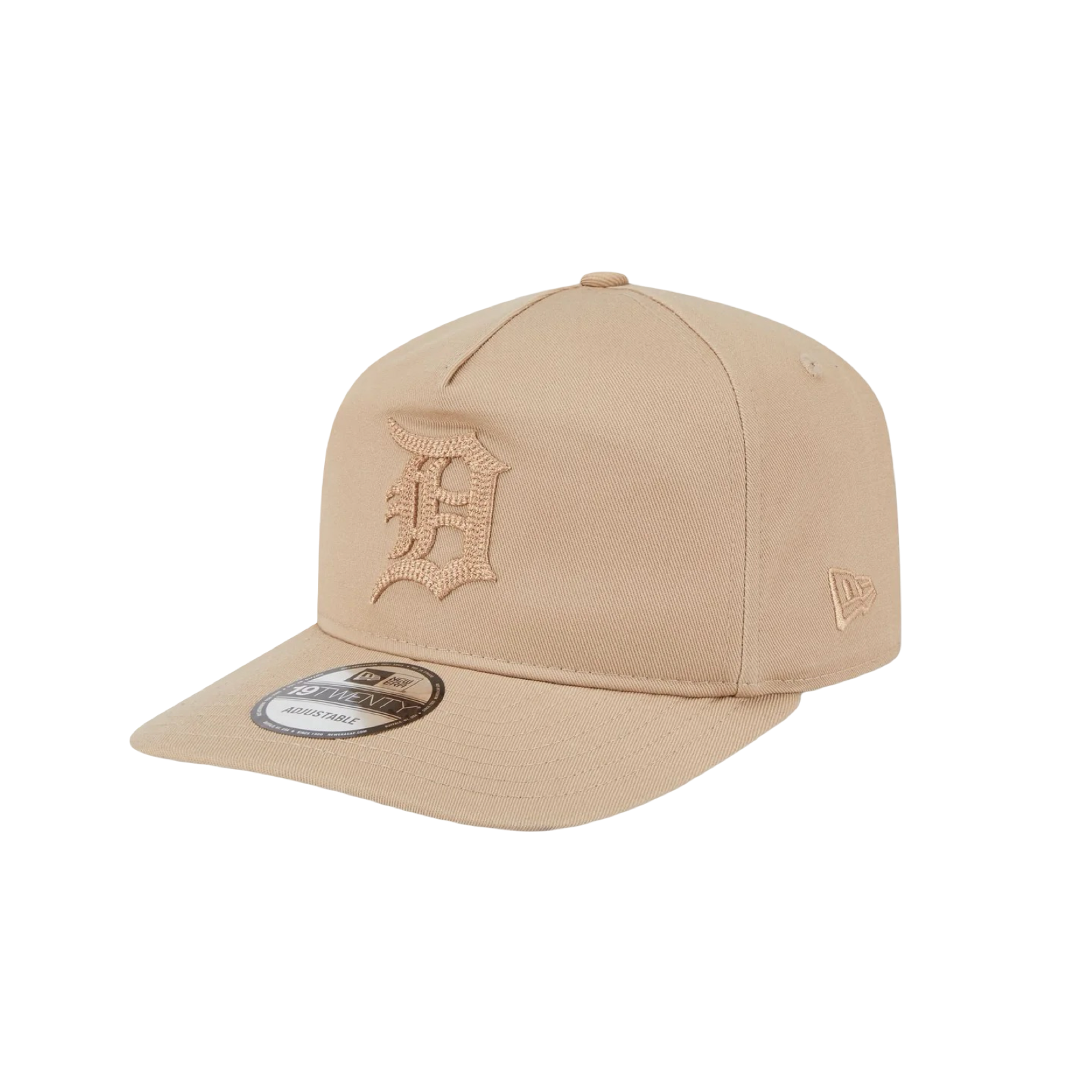 New Era 19Twenty A-Frame Washed Earthtones Detroit Tigers Sand Beige Snapback Cap