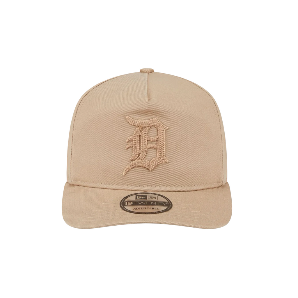New Era 19Twenty A-Frame Washed Earthtones Detroit Tigers Sand Beige Snapback Cap