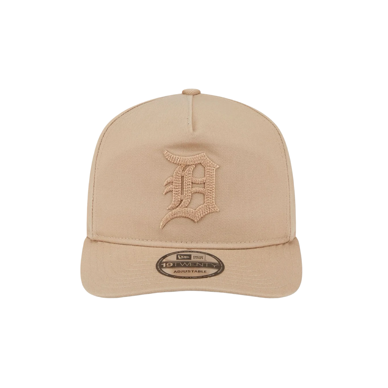 New Era 19Twenty A-Frame Washed Earthtones Detroit Tigers Sand Beige Snapback Cap