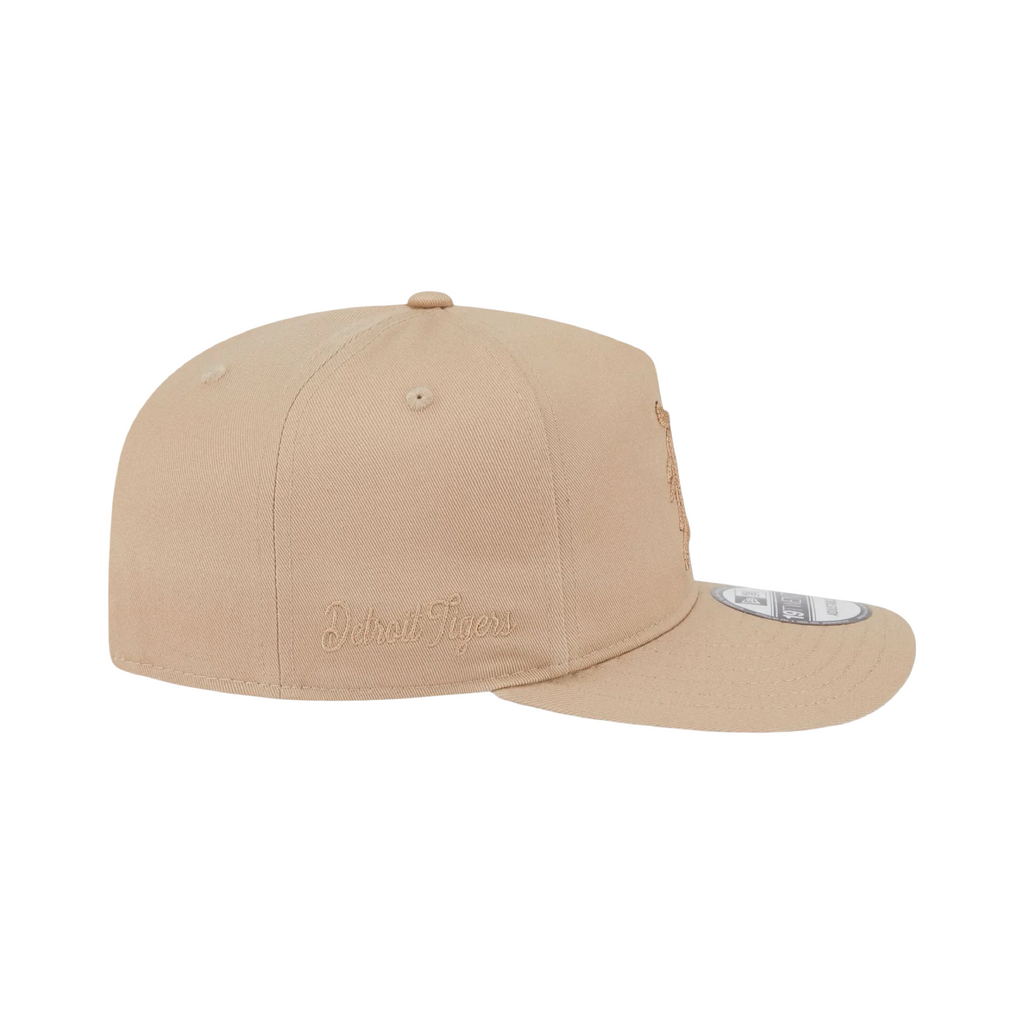 New Era 19Twenty A-Frame Washed Earthtones Detroit Tigers Sand Beige Snapback Cap