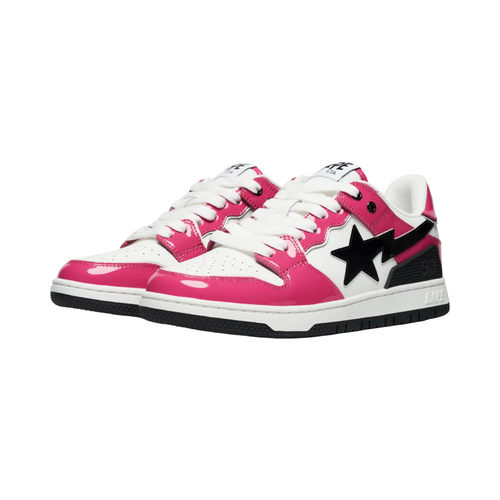 Bape Sk8 Sta #2 Pink Black White