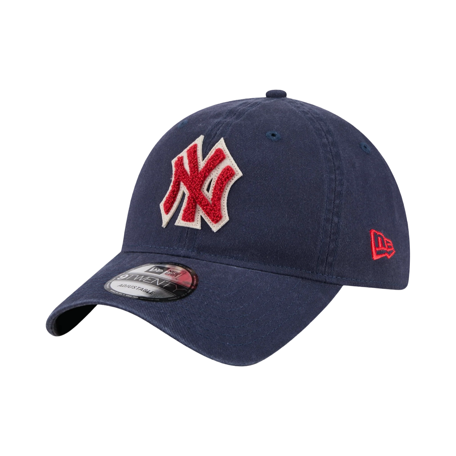 New Era 920 Pre Curved Boucle New York Yankees Navy Red Cap