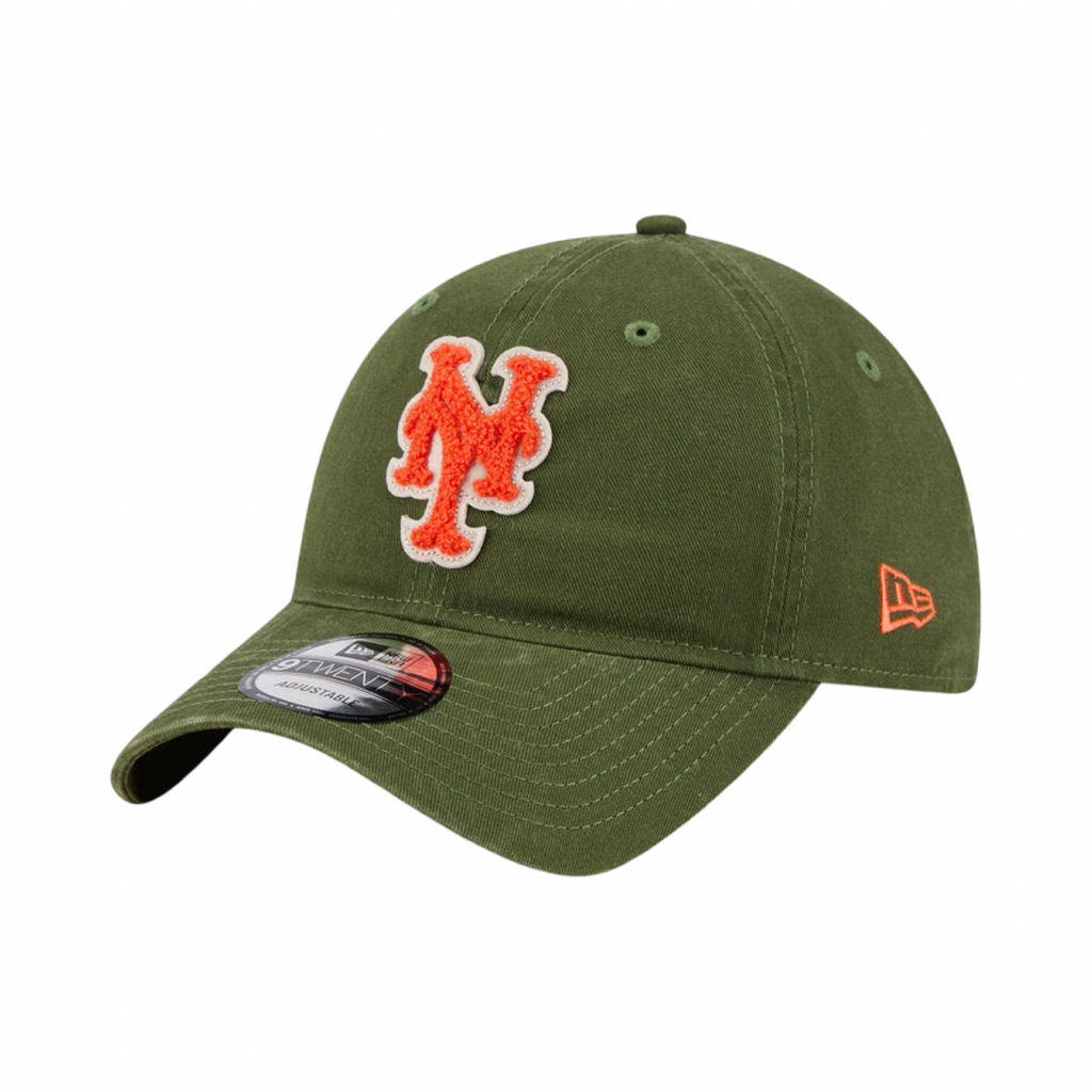 New Era 920 Pre Curved Boucle New York Mets Green Orange Cap