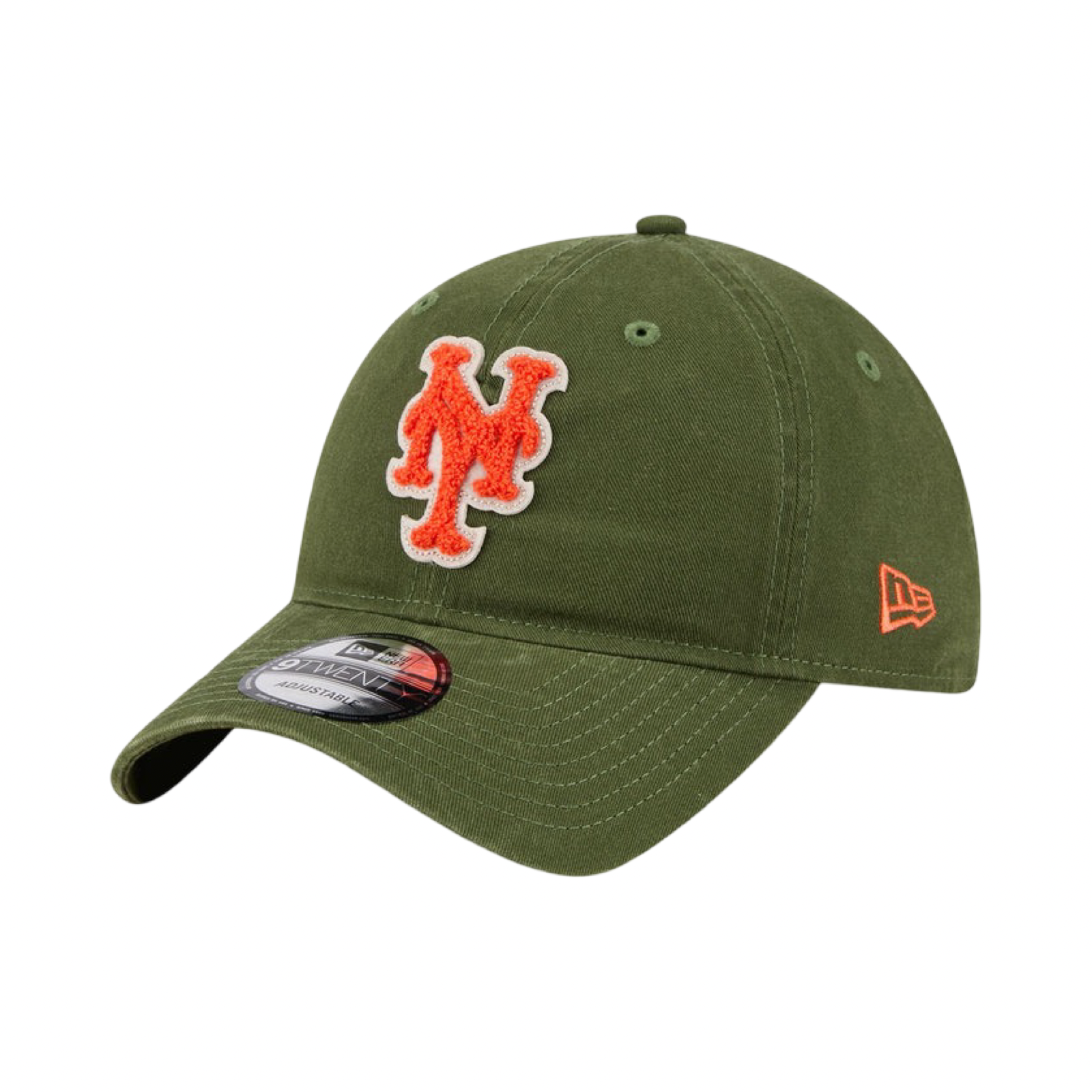 New Era 920 Pre Curved Boucle New York Mets Green Orange Cap