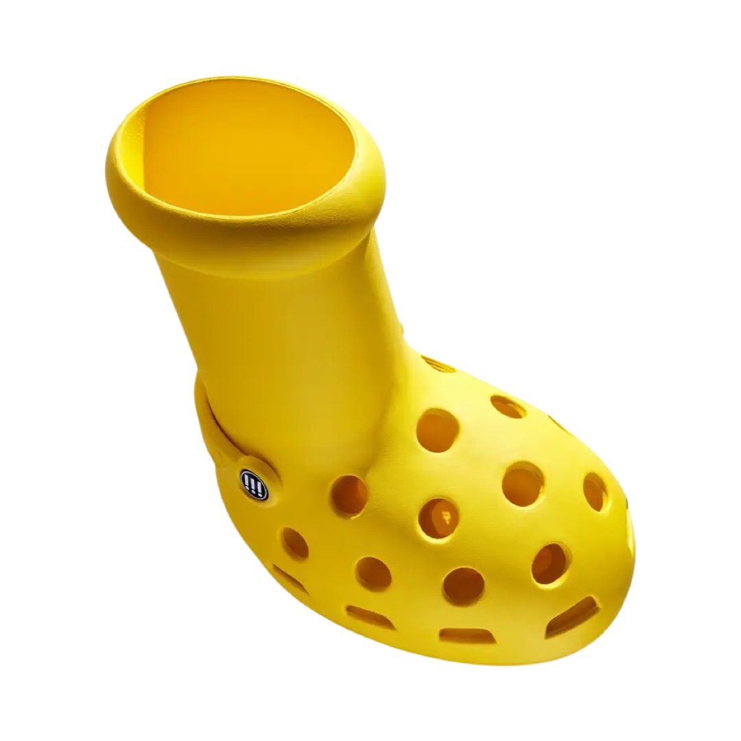 MSCHF x Crocs Big Yellow Boot