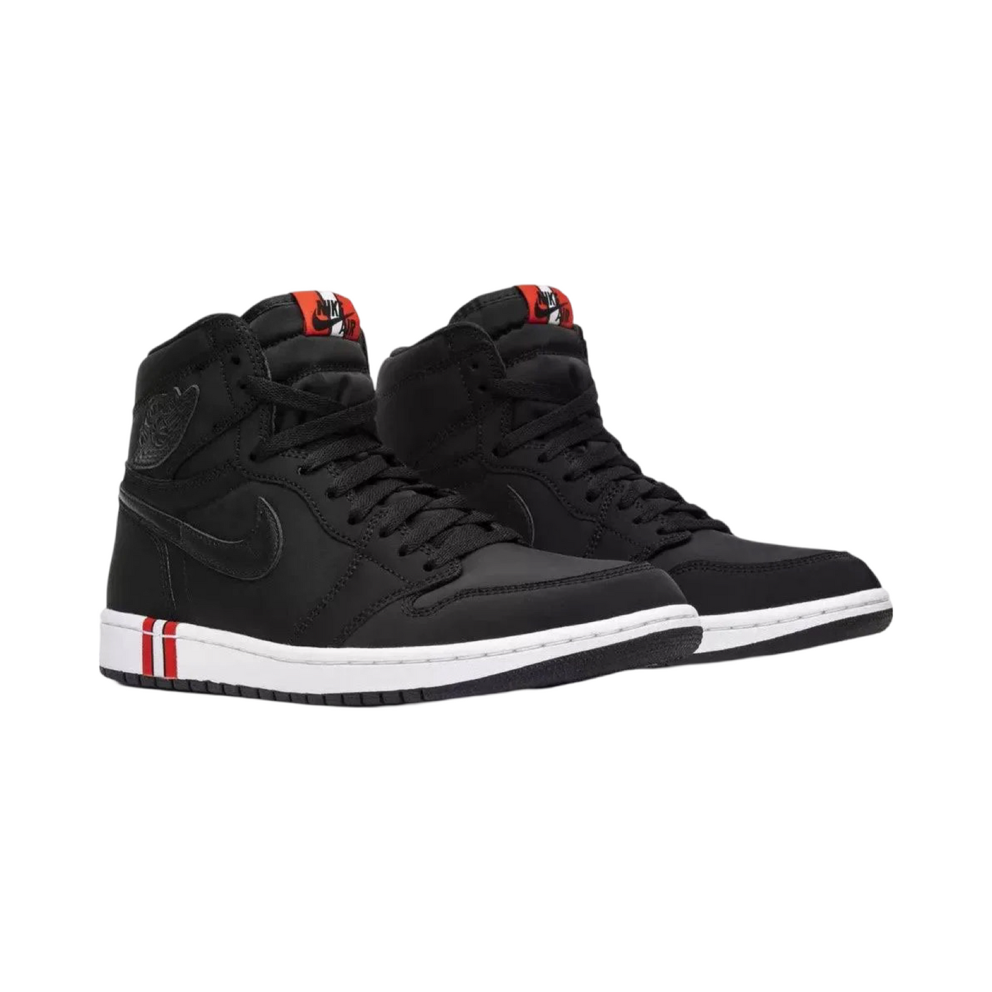 Air Jordan 1 Retro High Paris Saint Germain Black White Challenge Red