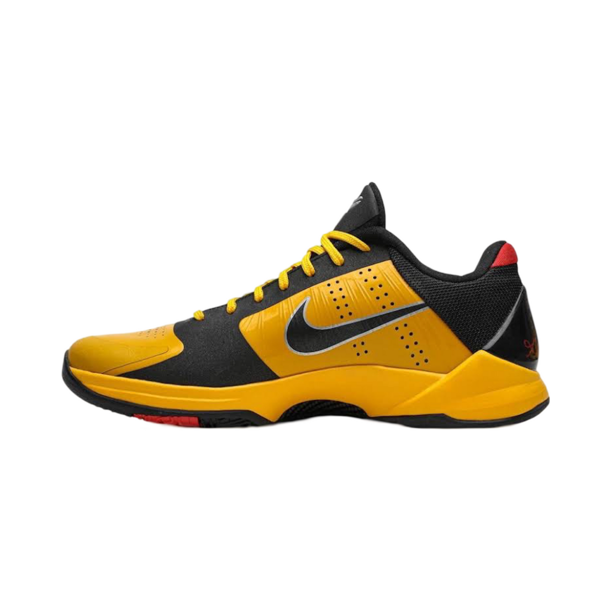 Nike Kobe 5 Protro Bruce Lee Yellow Del Sol Black Metallic Silver 