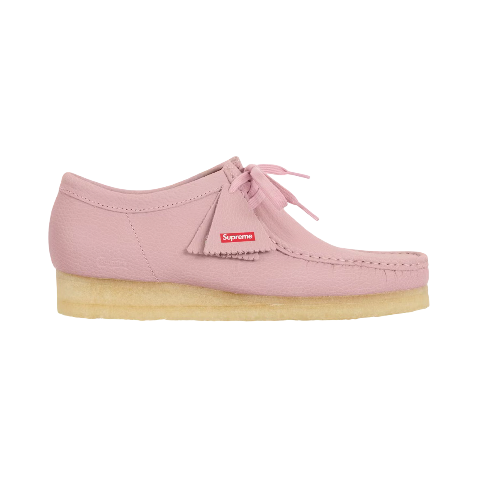 Supreme x Clarks Wallabee Pink Reflective