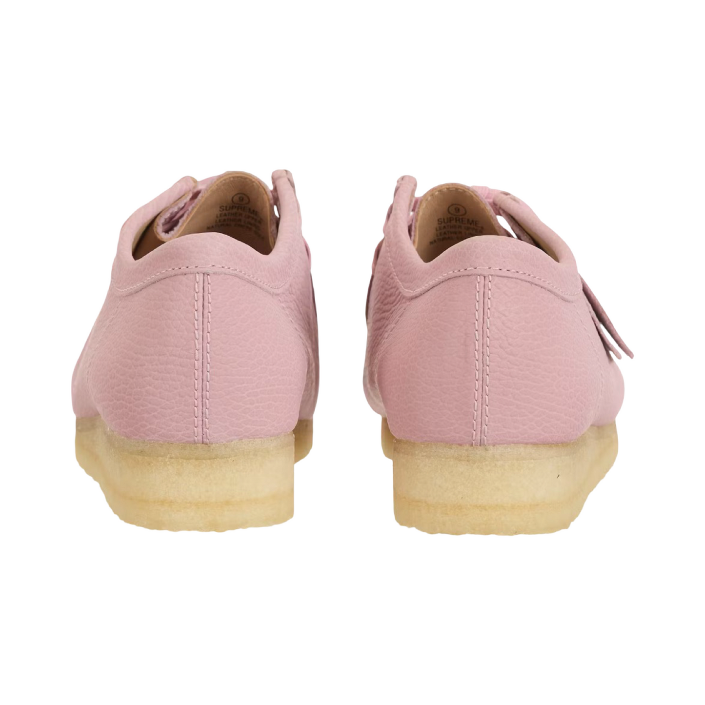Supreme x Clarks Wallabee Pink Reflective