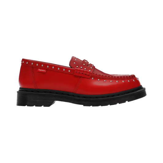 Supreme x Dr. Martens Studded Penton Loafer Red