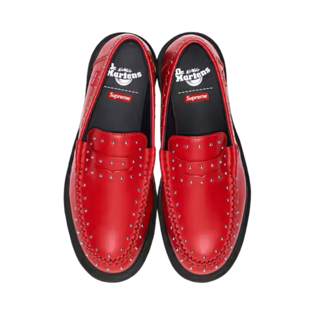 Supreme x Dr. Martens Studded Penton Loafer Red