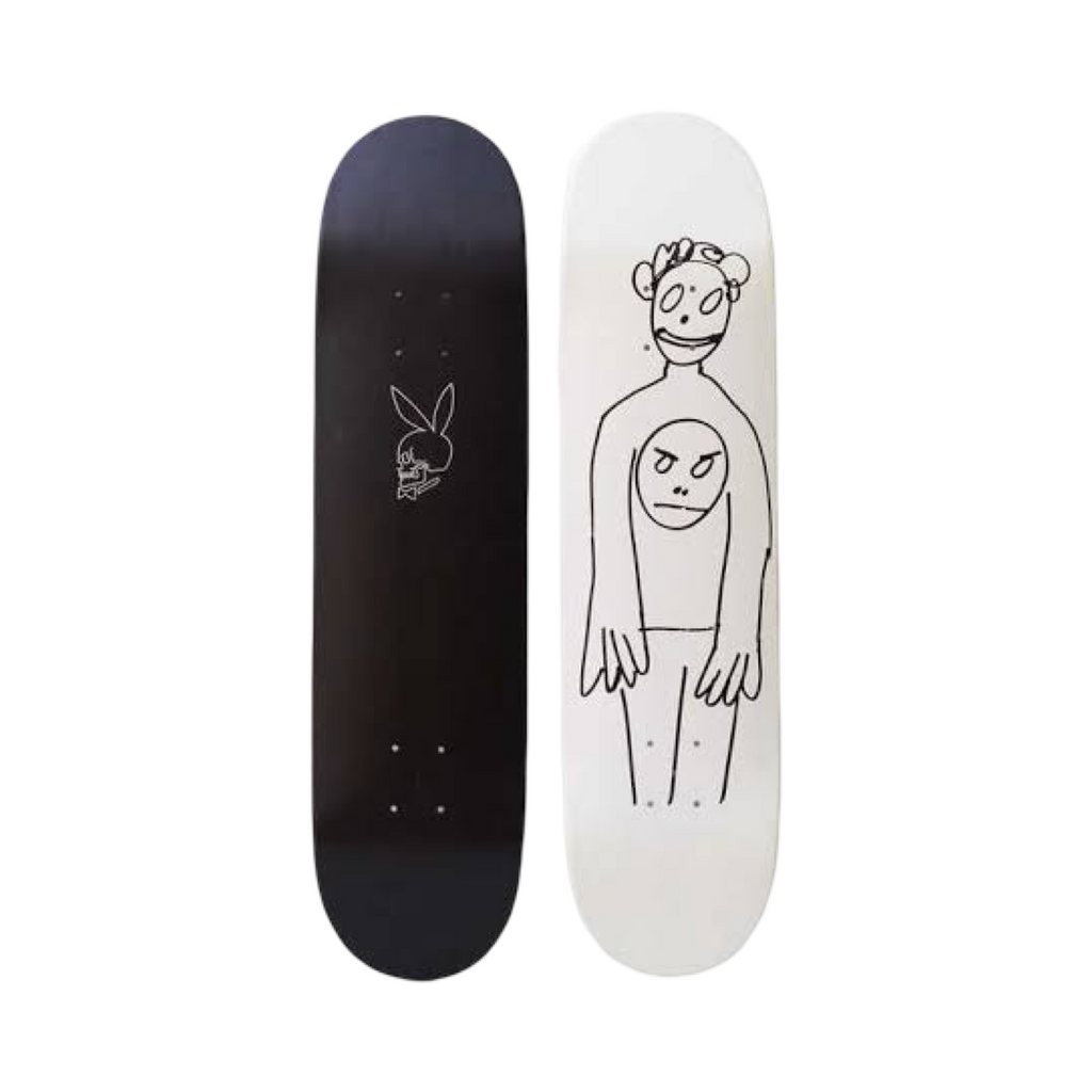 Supreme x Richard Prince Bunny Skull Black Skateboard Deck 2007