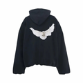 Yeezy Gap Engineered by Balenciaga Dove Washed Black Hoodie