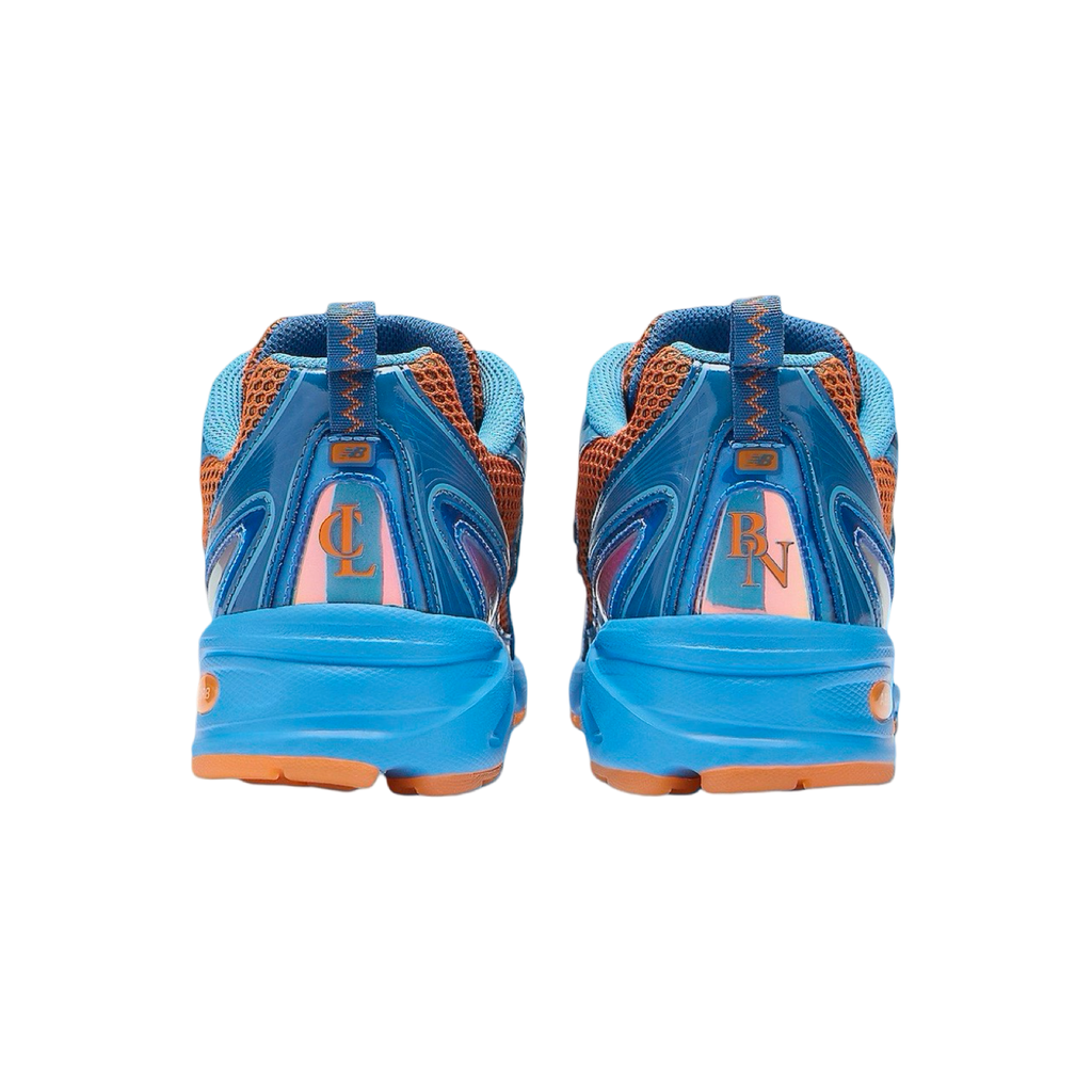 New Balance 740v2 Aminé Benson Tech  Snorkel Blue Persimmon Orange