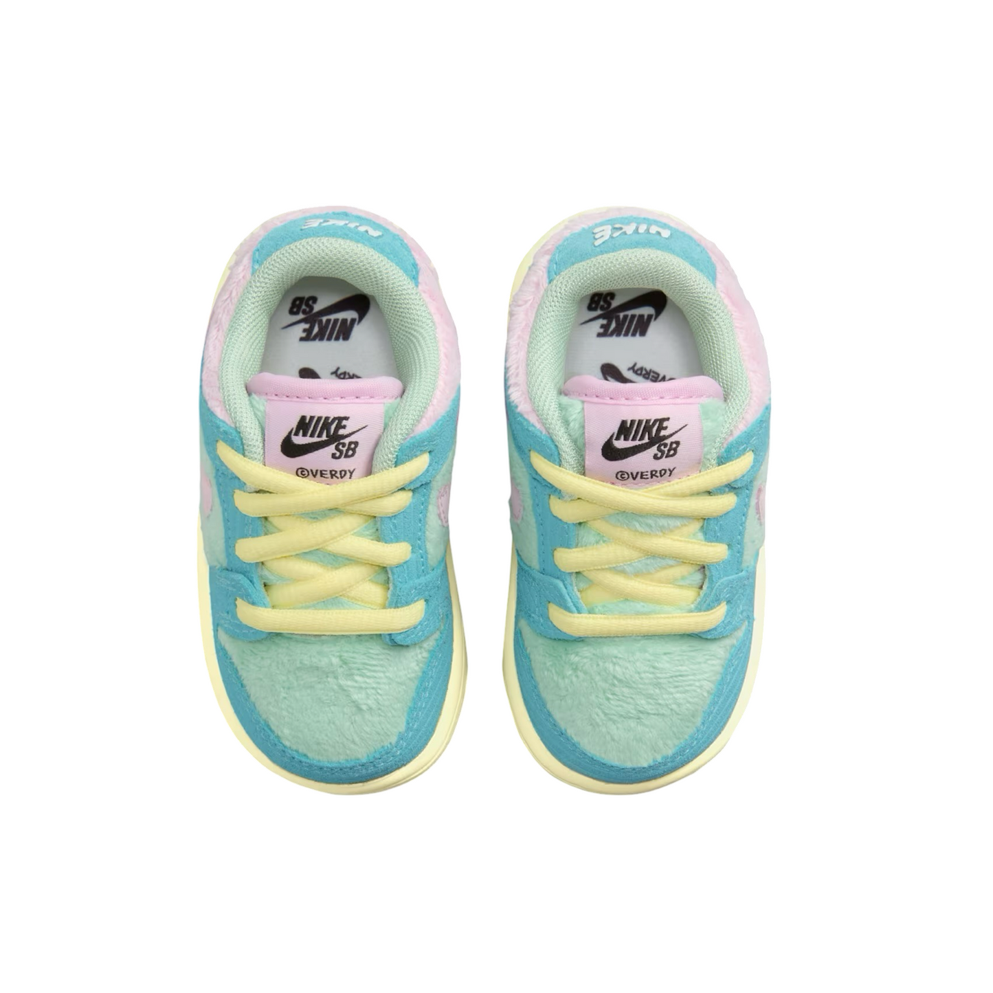 Toddler Nike SB Verde Dunk Low Pro Blue Gaze Arctic Pink