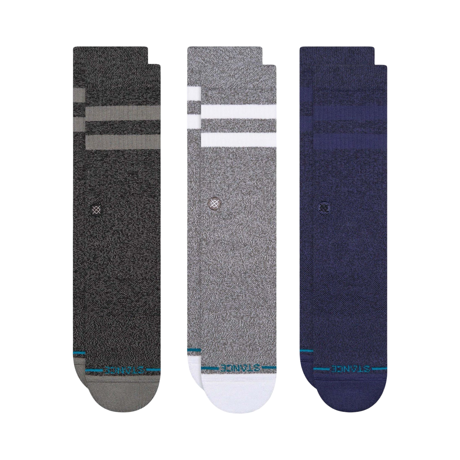 Stance The Joven Icon Socks 3 Pack Grey