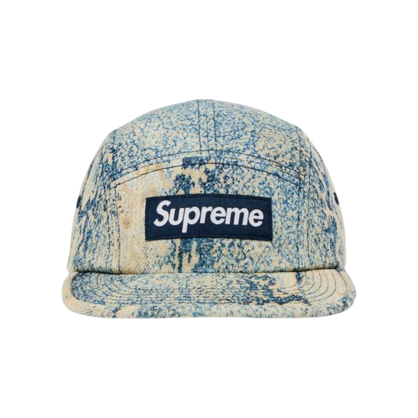 Supreme FW24 Denim Snake Camp Cap