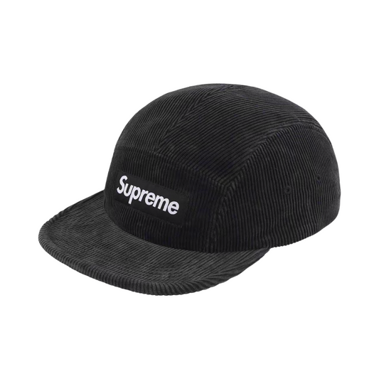 Supreme Corduroy Camp Cap Black