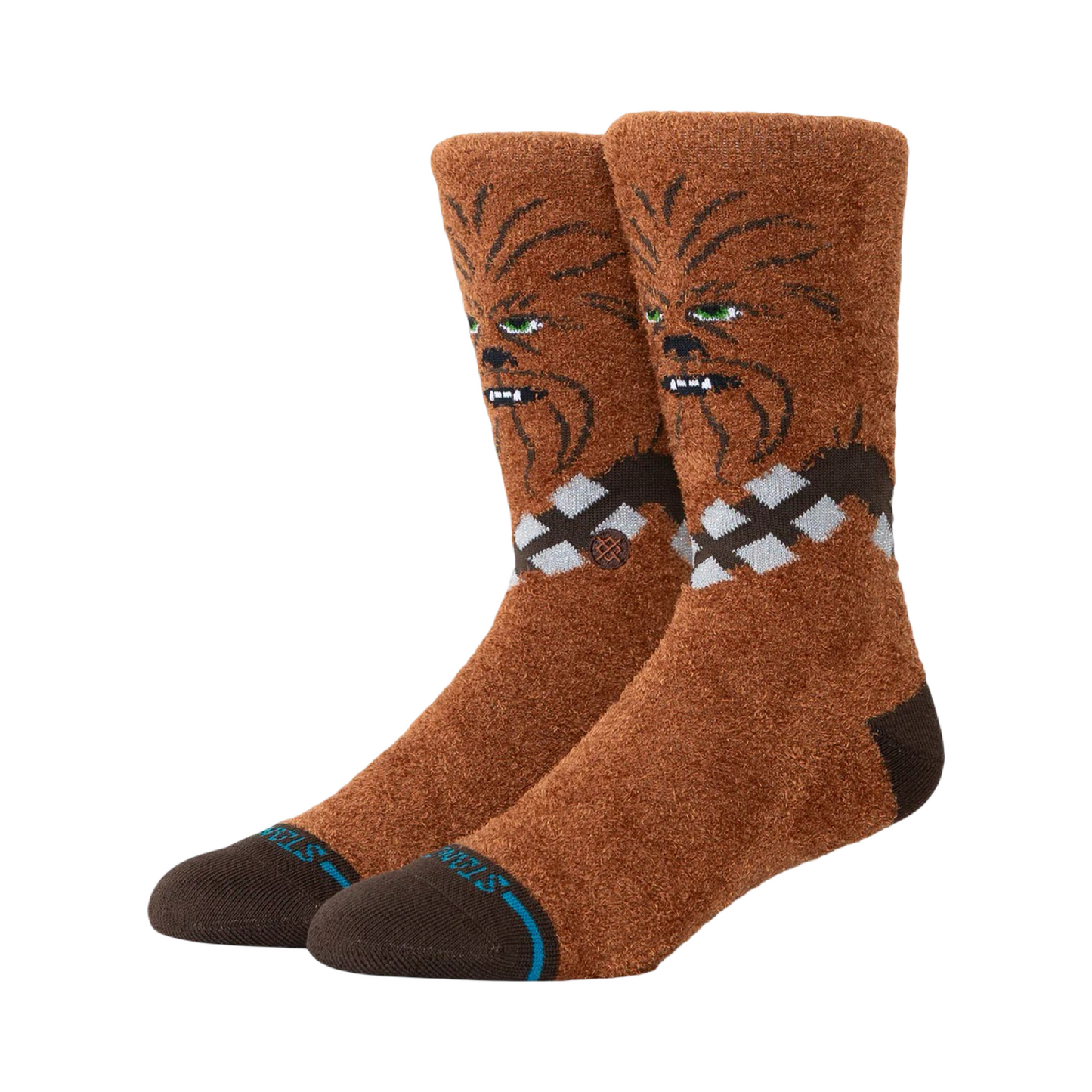 Stance x Star Wars Chewie Crew Icon Socks Brown