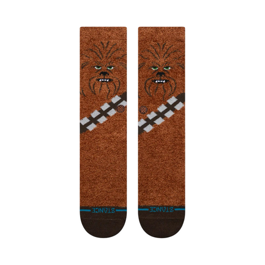 Stance x Star Wars Chewie Crew Icon Socks Brown