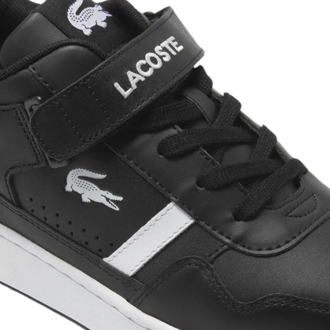 Lacoste Men's T-Clip Velcro Black White