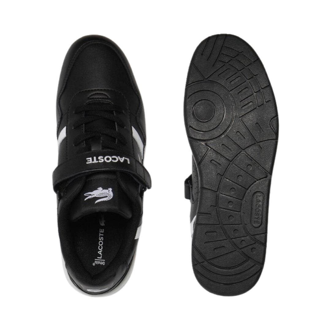 Lacoste Men's T-Clip Velcro Black White