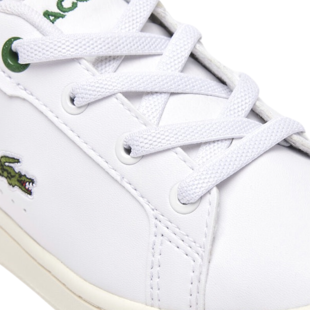 Toddler Lacoste Carnaby White Green