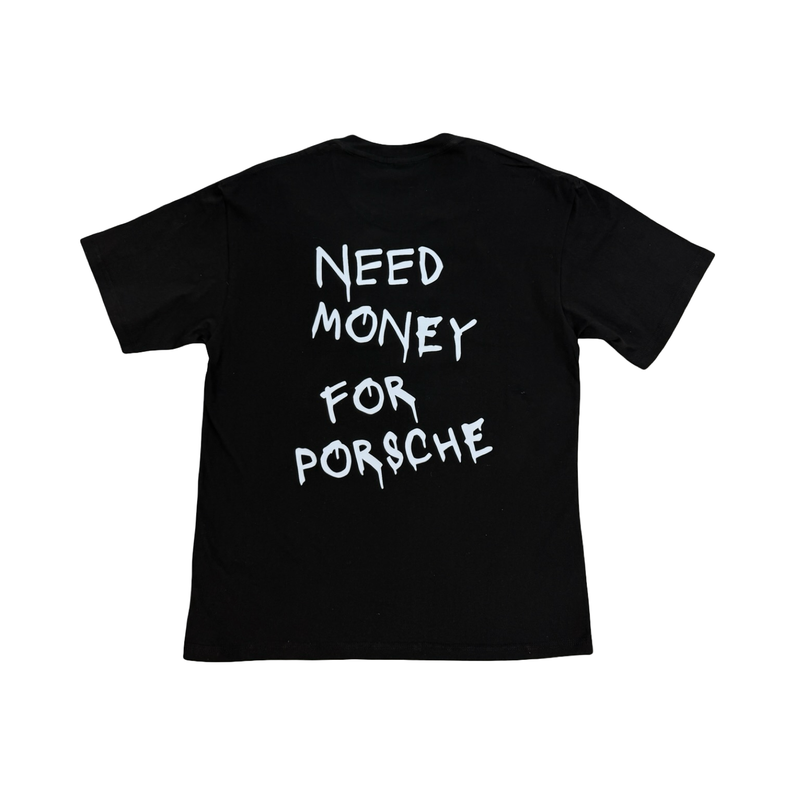 Need Money For Porsche Tee Black