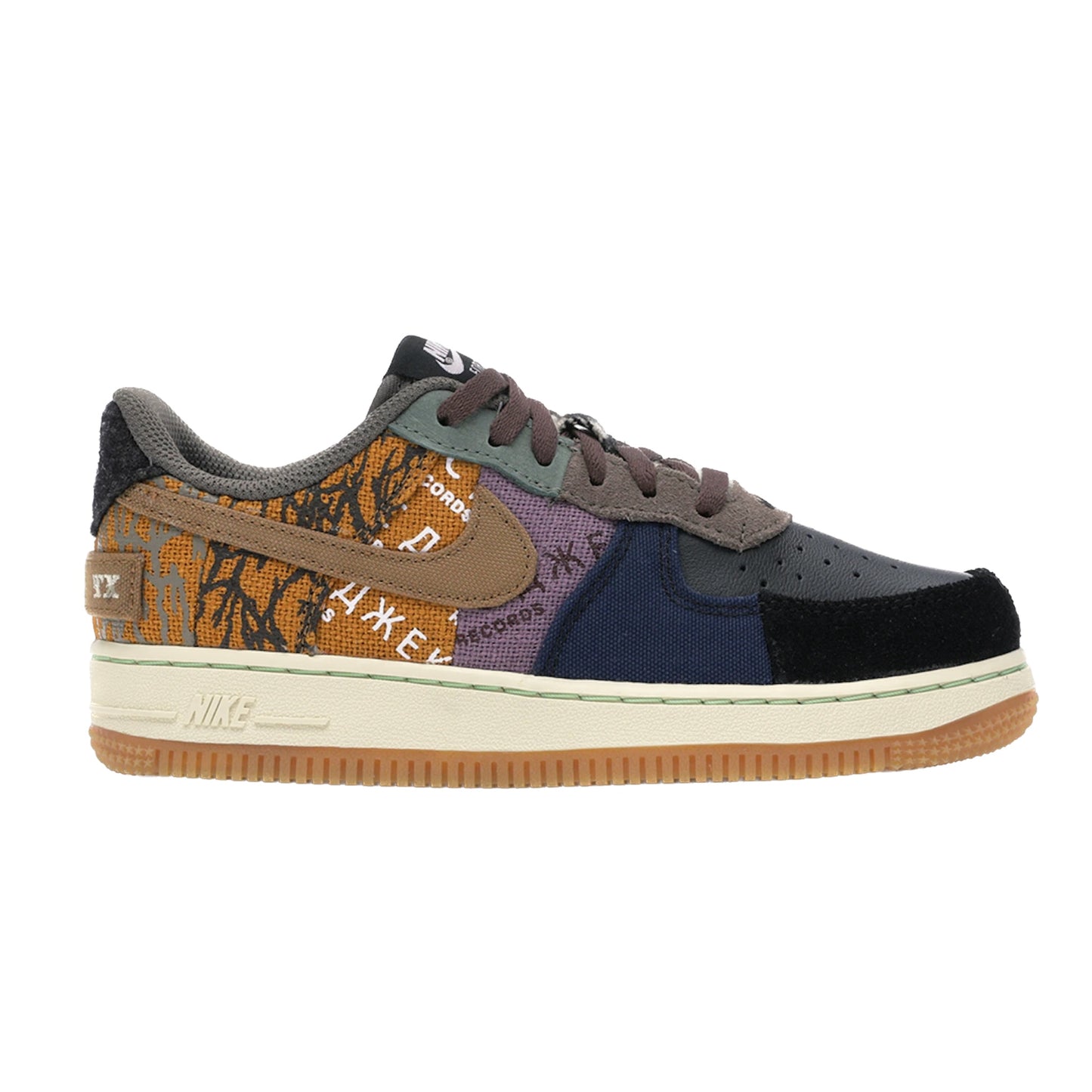 Nike Air Force 1 Low (PS) Travis Scott Cactus Jack Multi-Color Muted Bronze Fossil