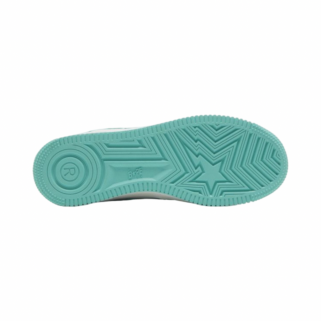 A Bathing Ape Bapesta #4 M1 Teal Green White