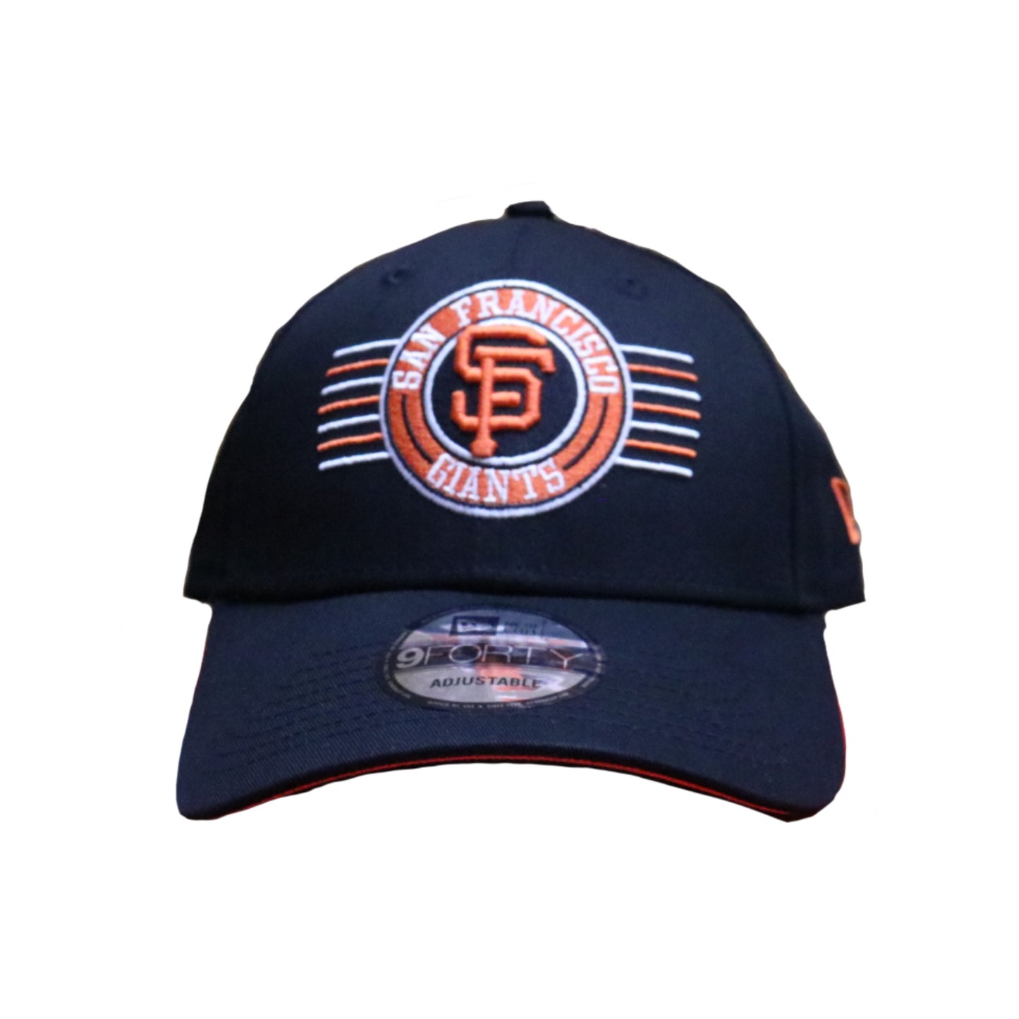 New Era 9Forty San Francisco Giants Badged Cloth Strap Black Cap
