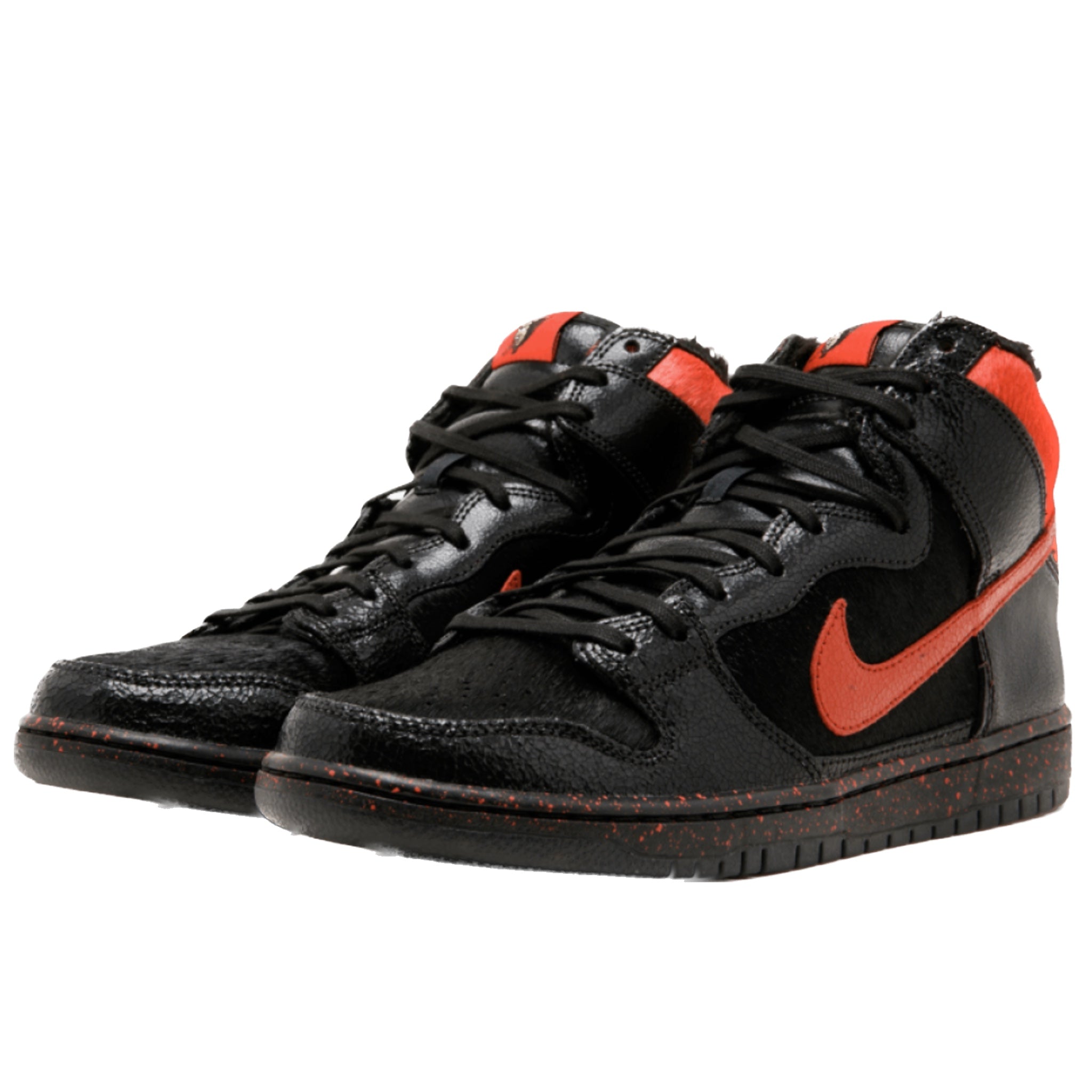 Nike SB Dunk High Krampus Black Gym Red SoleMate Sneakers