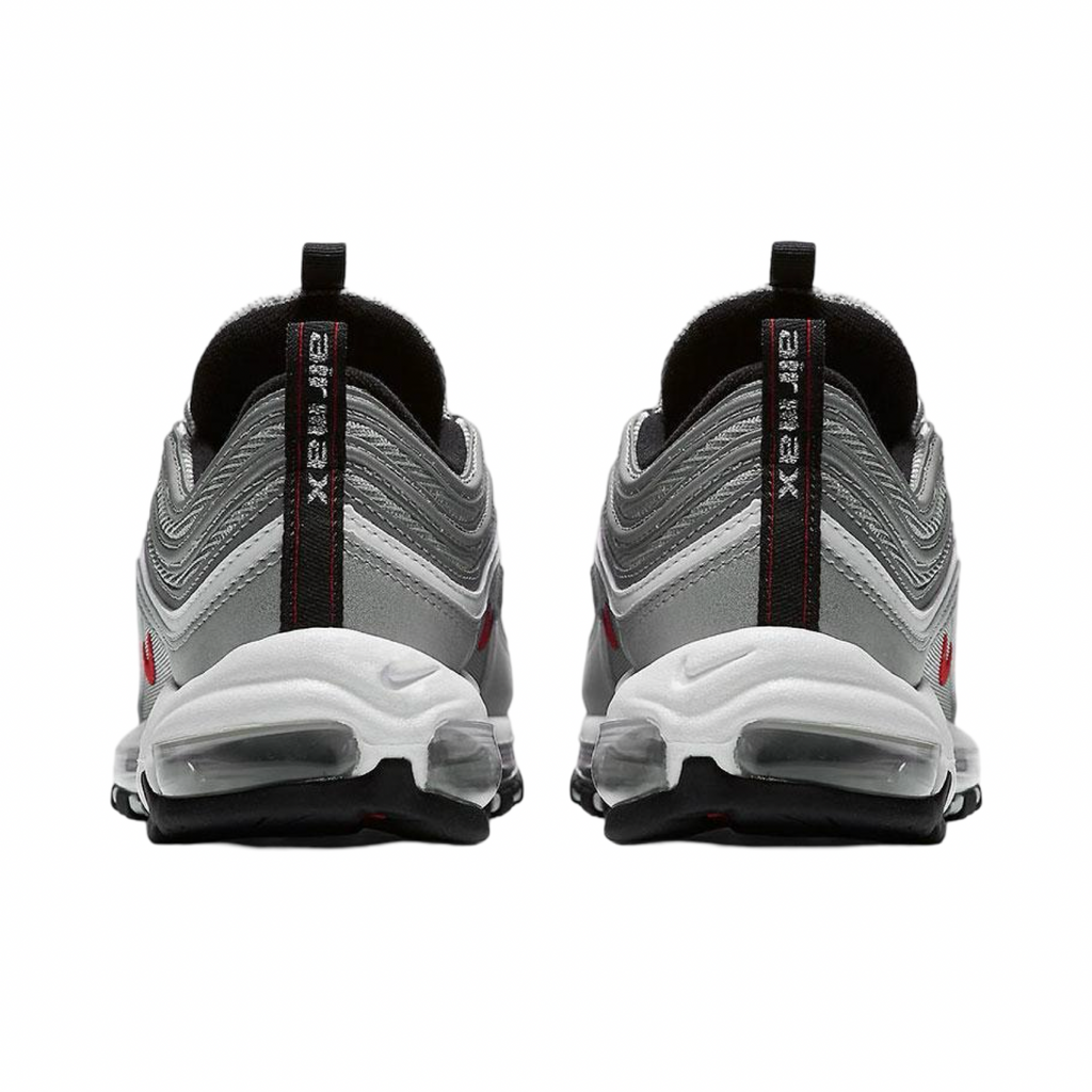 Nike Air Max 97 Silver Bullet Metallic Silver Black Red White 2017 884421-001