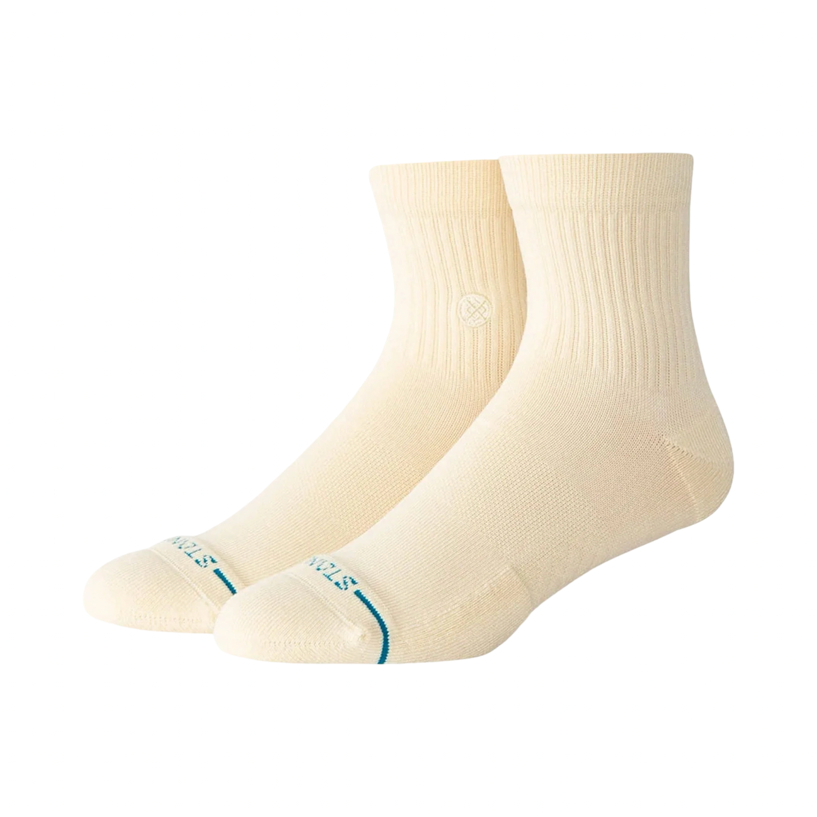 Stance Icon Canvas Cream Icon Quarter Socks