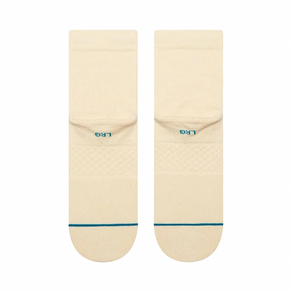 Stance Icon Canvas Cream Icon Quarter Socks