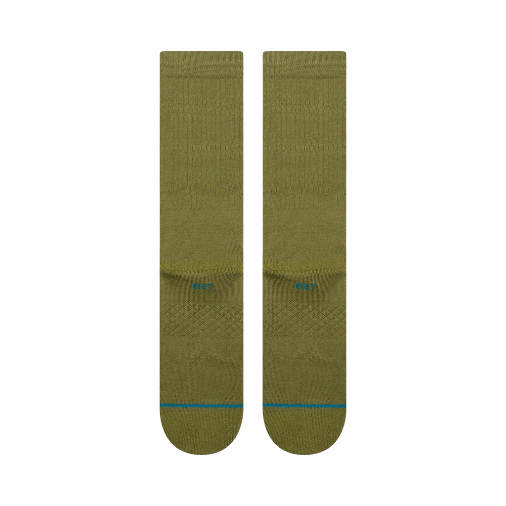 Stance Icon Olive Green Crew Socks