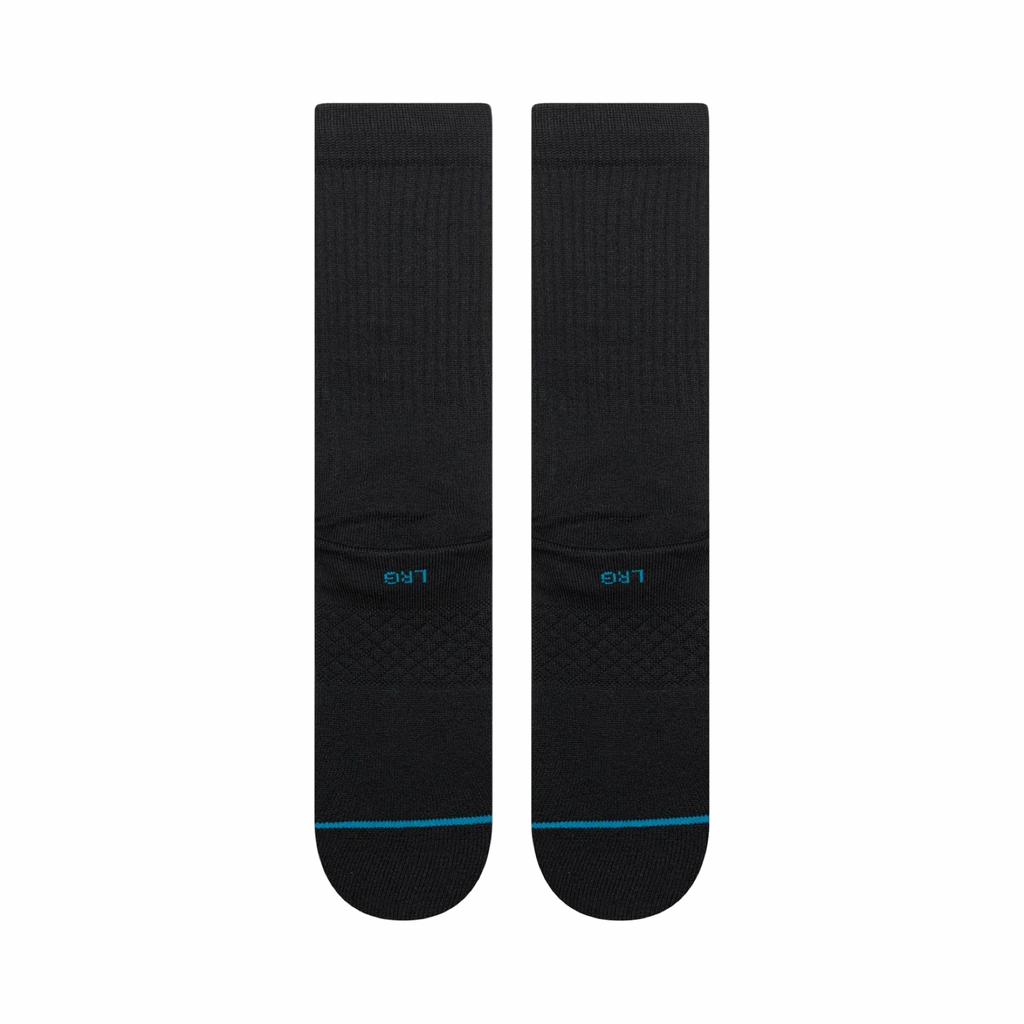 Stance Icon Bones Crew Black Socks