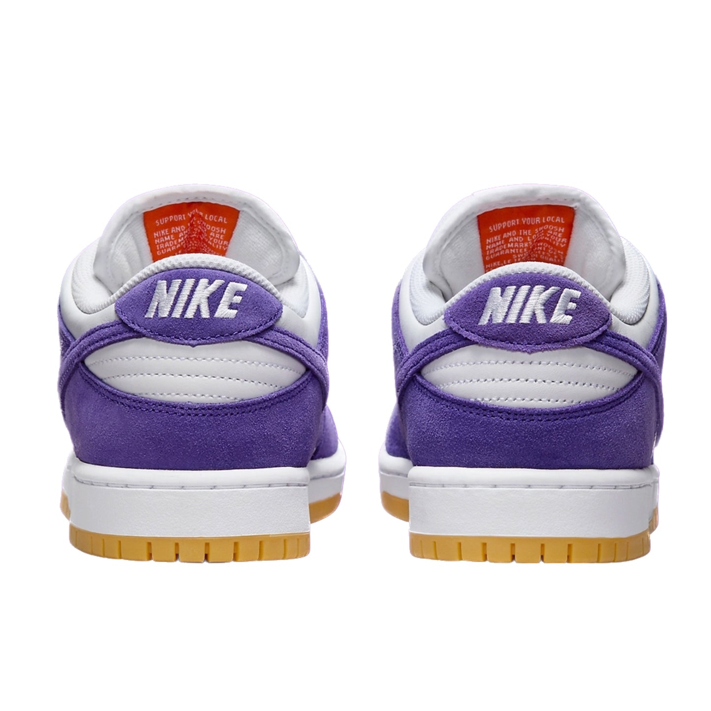Nike SB Dunk Low Pro ISO Orange Label Court Purple White Gum Light Brown