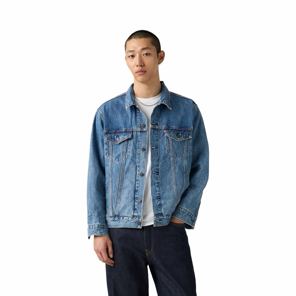 Levi’s Relaxed Trucker Jacket Blue Denim Jacket A57820105