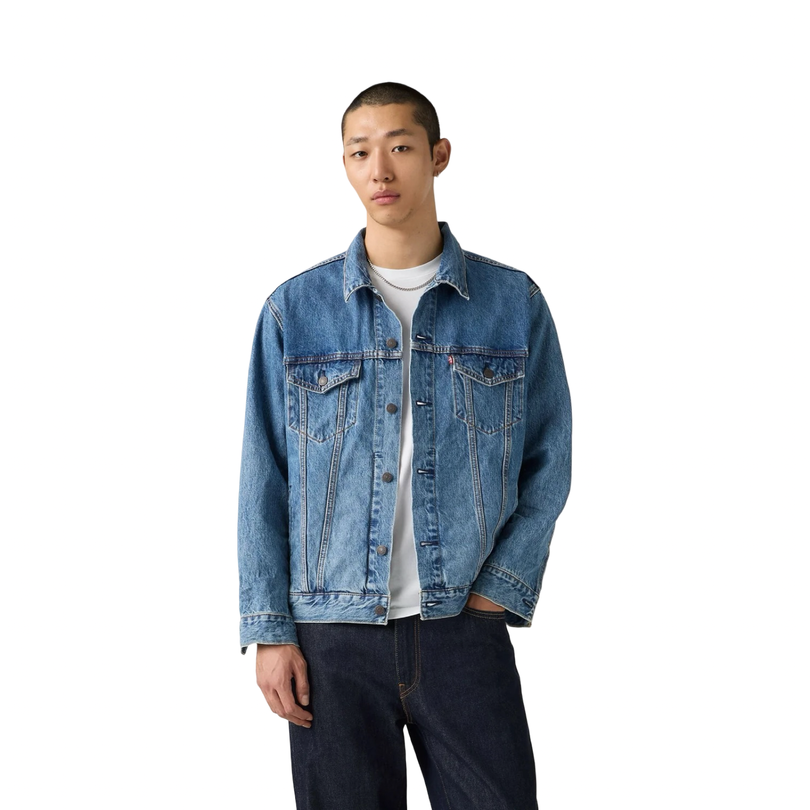 Levi’s Relaxed Trucker Jacket Blue Denim Jacket A57820105