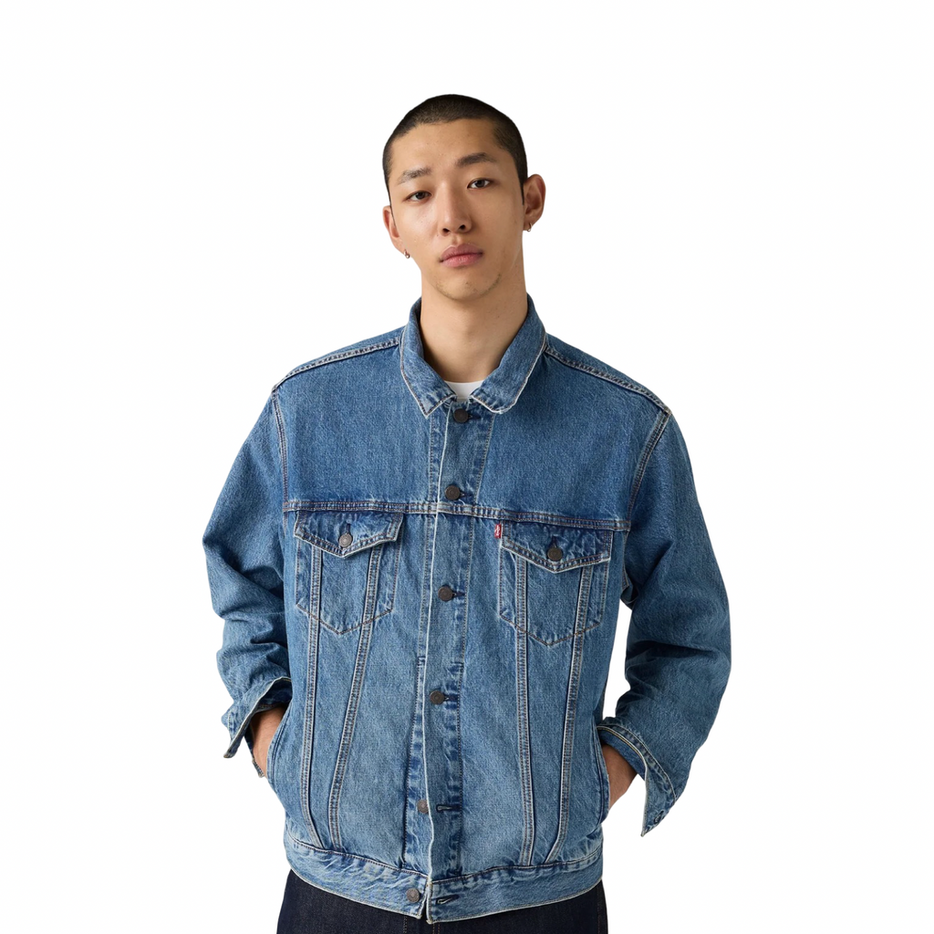Levi’s Relaxed Trucker Jacket Blue Denim Jacket A57820105