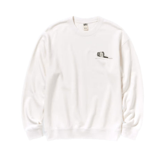Kaws x Uniqlo Longsleeve Sweatshirt (US Sizing) White SS23