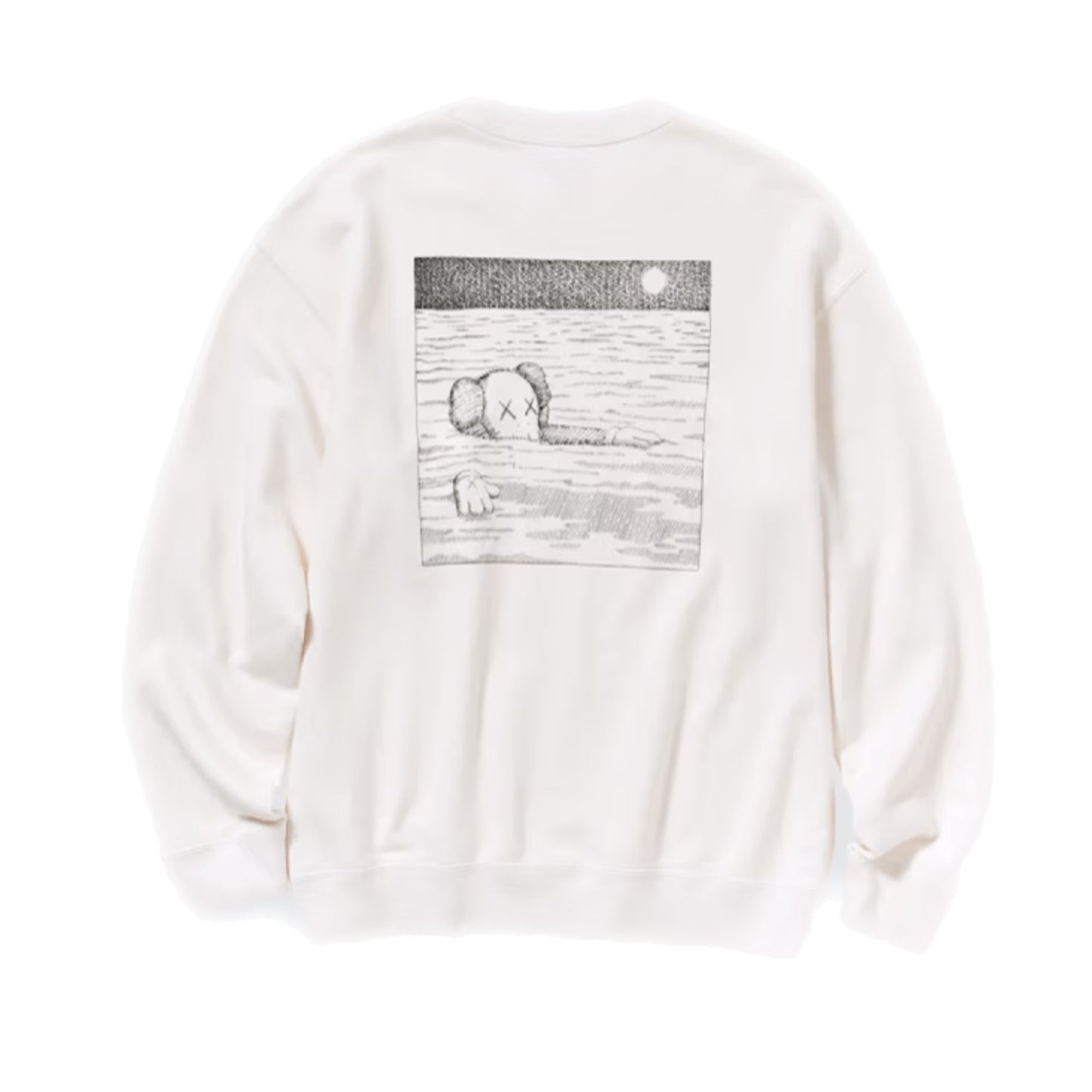 Kaws x Uniqlo Longsleeve Sweatshirt (US Sizing) White SS23