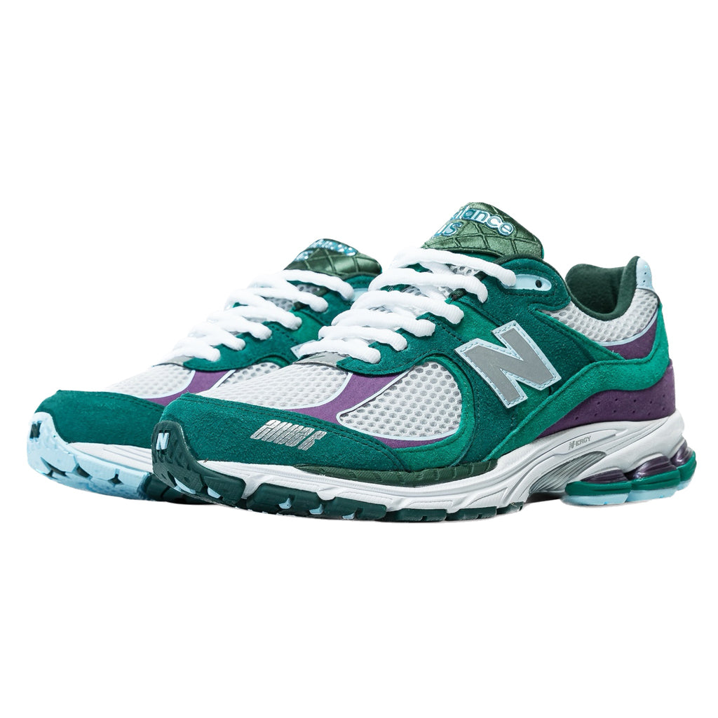New Balance 2002R Up There Backyeard Legends Green Purple Grey