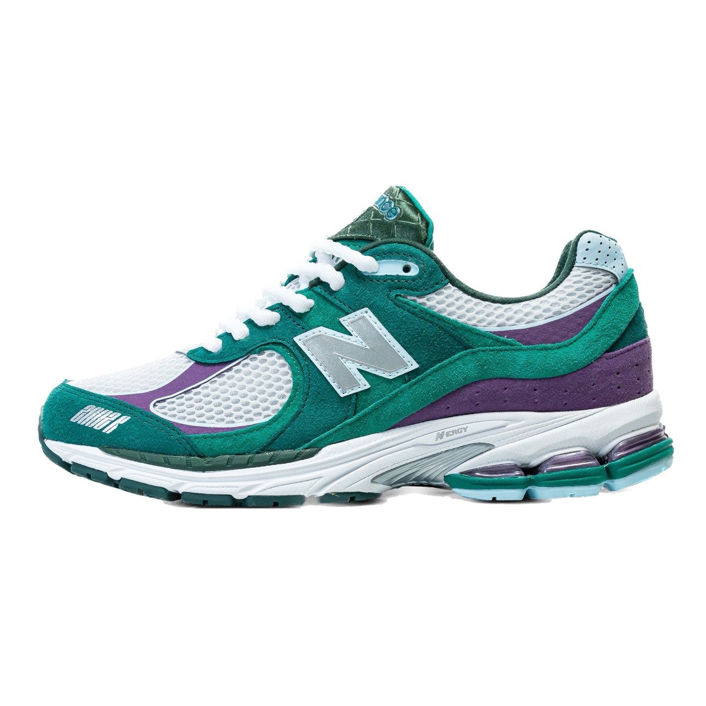 New Balance 2002R Up There Backyeard Legends Green Purple Grey
